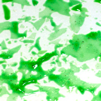 zelené sklo